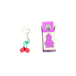 Kidrobot Supermini Keychain Series 3 2007 "Cherry" Designer Toy Bag Charm + Box
